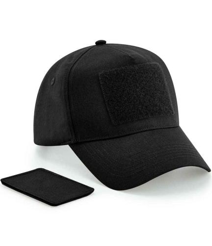 Beechfield Removable Patch 5 Panel Cap - BLK - ONE